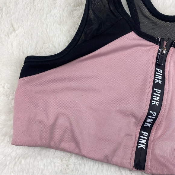 Victoria Secret Pink Ulimate Light Pink Sports Bra - Picture 2 of 7